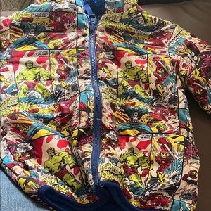 Marvel Comic Print Jacket size 3 T